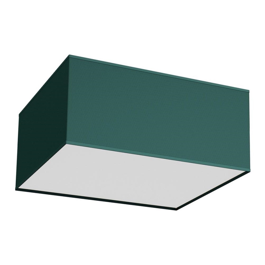 Plafonjera VERDE 2xE27/60W/230V 40x40 cm zelena