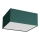 Plafonjera VERDE 2xE27/60W/230V 40x40 cm zelena