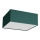 Plafonjera VERDE 3xE27/60W/230V 50x50 cm zelena