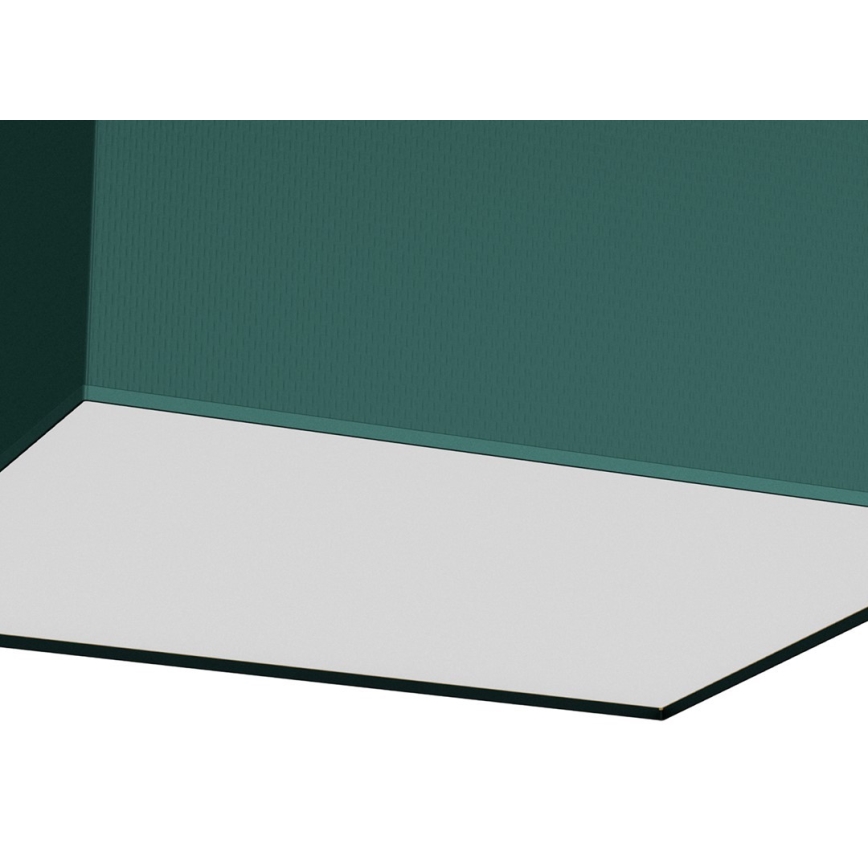 Plafonjera VERDE 3xE27/60W/230V 50x50 cm zelena