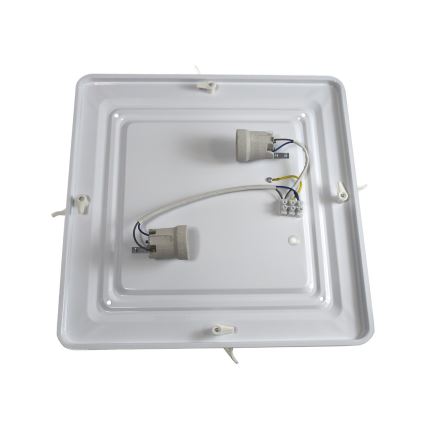 Plafonjera VITAL 2xE27/60W/230V mat krom