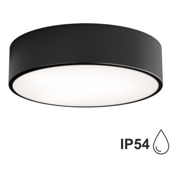 Plafonjera za kup. CLEO 2xE27/24W/230V pr. 30 cm crni IP54