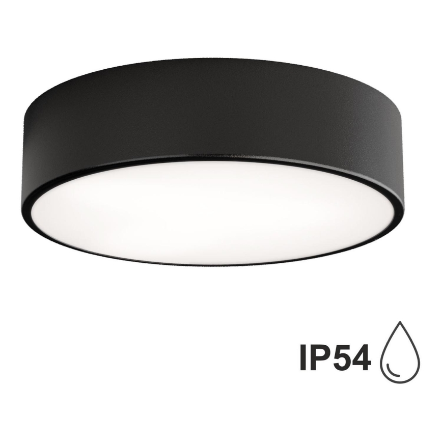 Plafonjera za kup. CLEO 2xE27/24W/230V pr. 30 cm crni IP54