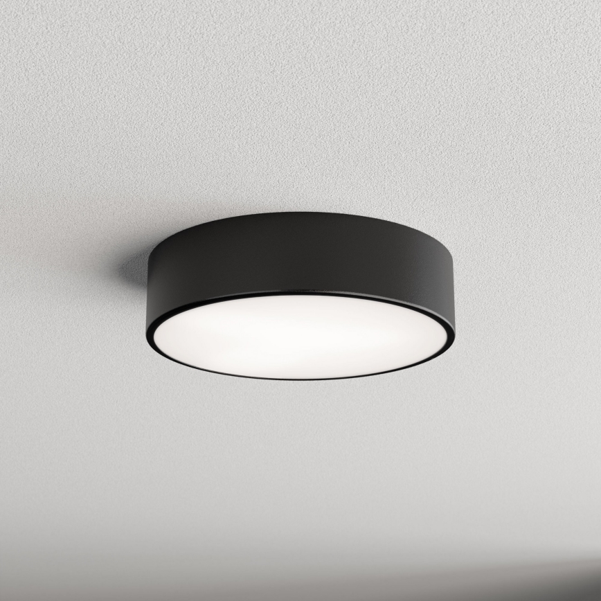 Plafonjera za kup. CLEO 2xE27/24W/230V pr. 30 cm crni IP54