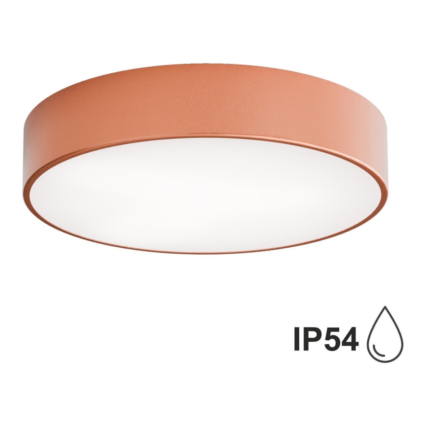 Plafonjera za kup. CLEO 3xE27/24W/230V Indust. 40 cm bakrena IP54