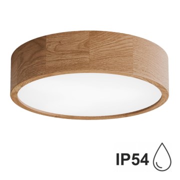 Plafonjera za kup. CLEO 3xE27/24W/230V IP54 pr. 37,5 cm hrast