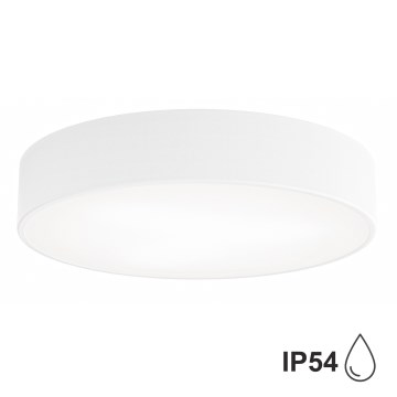 Plafonjera za kup. CLEO 3xE27/24W/230V pr. 40 cm bela IP54