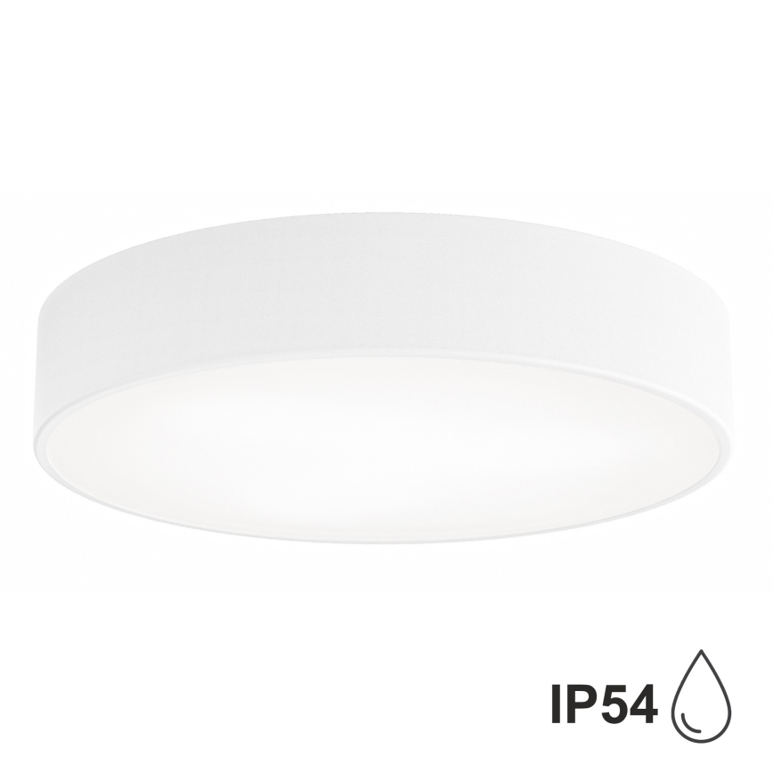 Plafonjera za kup. CLEO 3xE27/24W/230V pr. 40 cm bela IP54