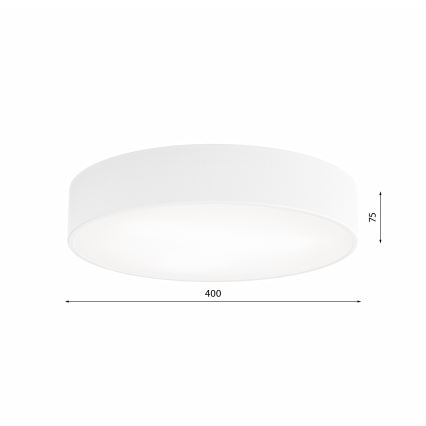 Plafonjera za kup. CLEO 3xE27/24W/230V pr. 40 cm bela IP54