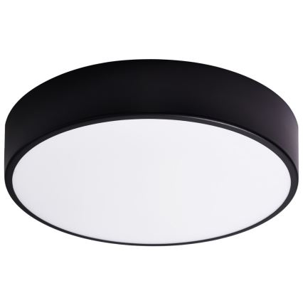 Plafonjera za kup. CLEO 3xE27/24W/230V pr. 40 cm crni IP54