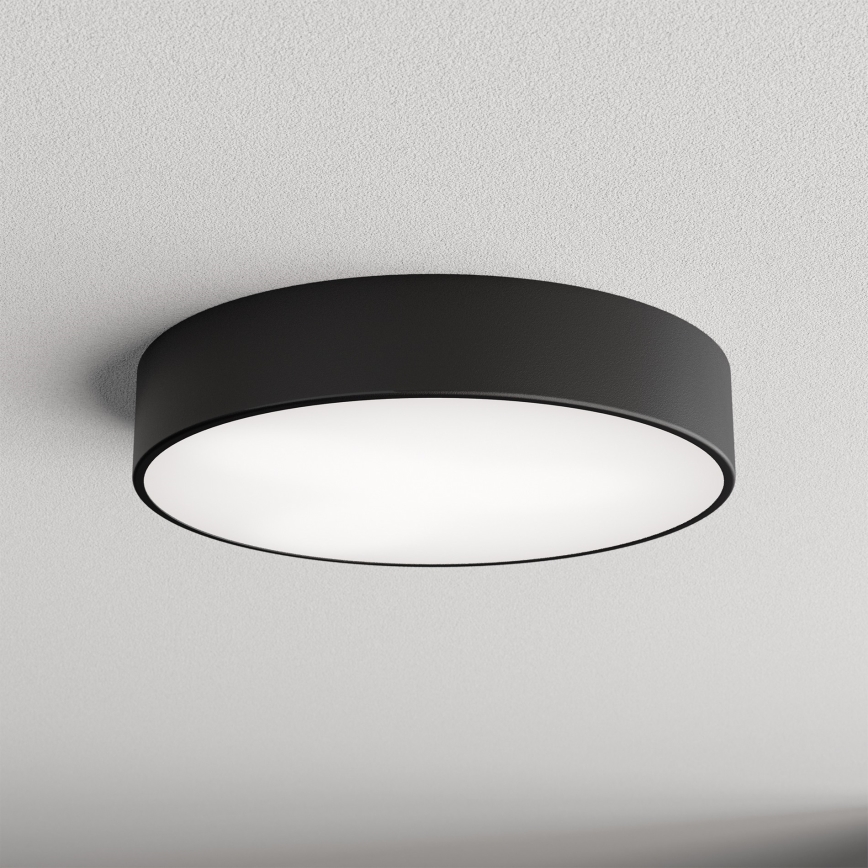 Plafonjera za kup. CLEO 3xE27/24W/230V pr. 40 cm crni IP54