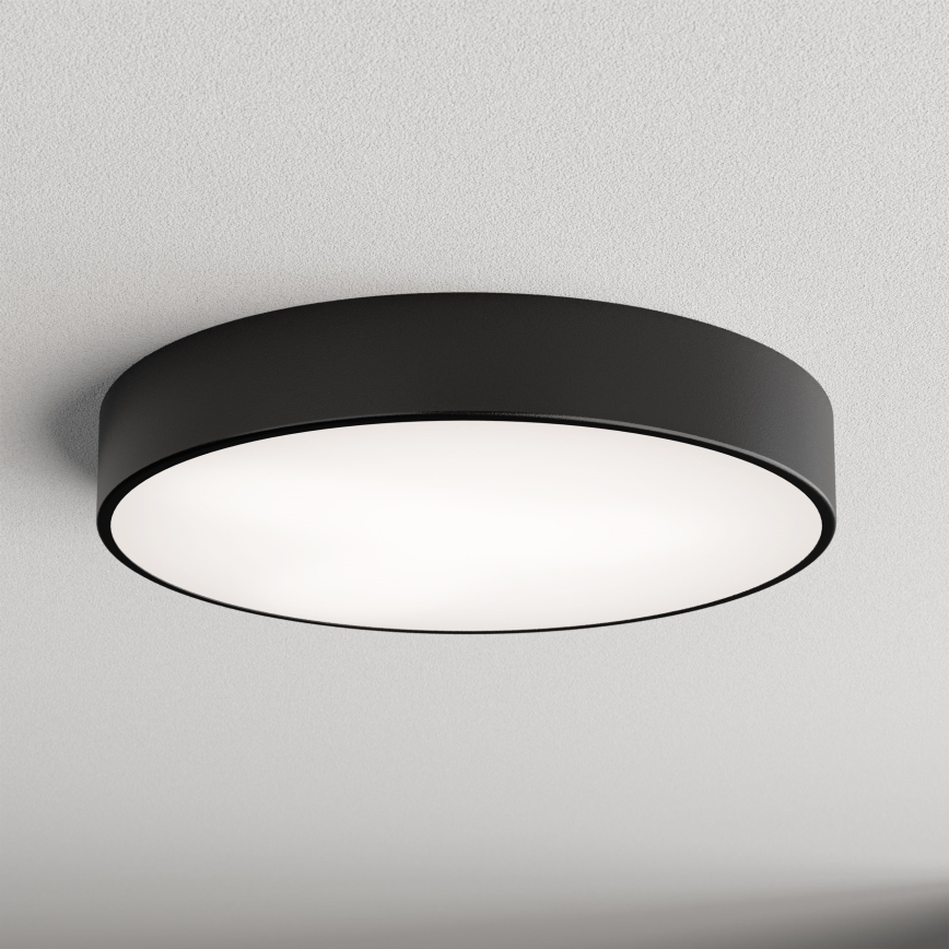 Plafonjera za kup. CLEO 4xE27/24W/230V pr. 50 cm crni IP54