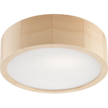 Plafonjera za kup. NATURAL 2xE27/15W/230V IP54 bor ø 27 cm - FSC sertifikovano