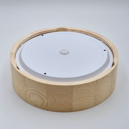 Plafonjera za kup. NATURAL 2xE27/15W/230V IP54 bor ø 27 cm - FSC sertifikovano