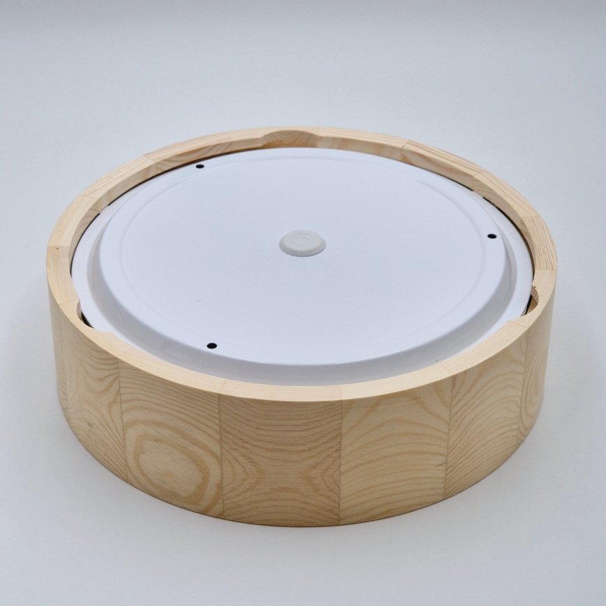 Plafonjera za kup. NATURAL 2xE27/15W/230V IP54 bor ø 27 cm - FSC sertifikovano