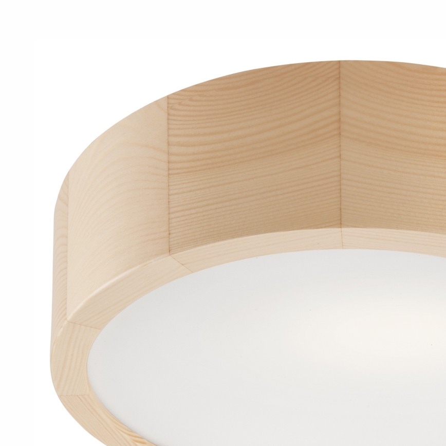 Plafonjera za kup. NATURAL 2xE27/15W/230V IP54 bor ø 27 cm - FSC sertifikovano
