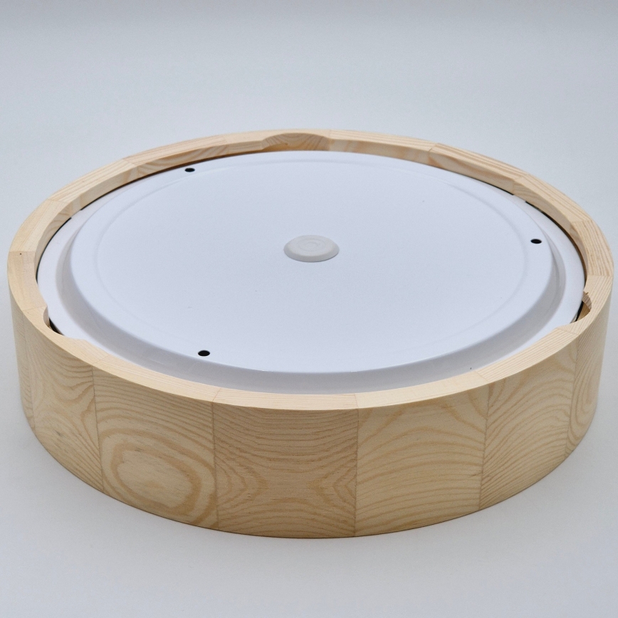 Plafonjera za kup. NATURAL 3xE27/15W/230V IP54 bor ø 37 cm - FSC sertifikovano