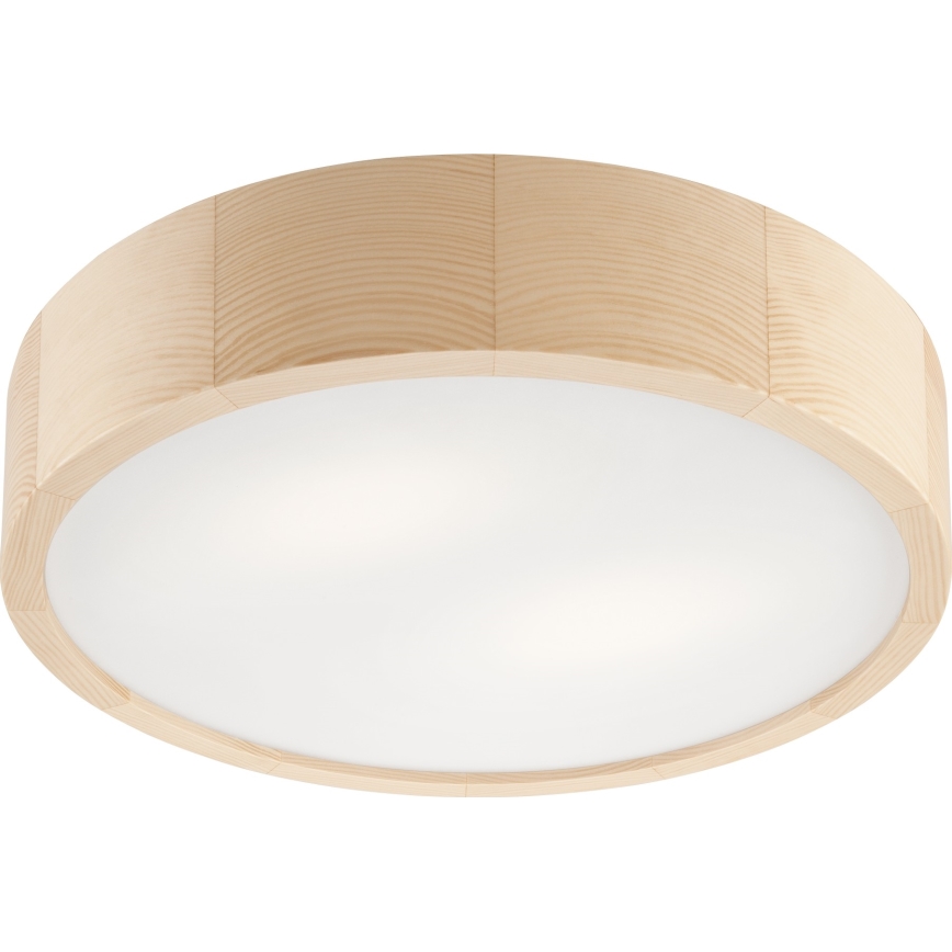 Plafonjera za kup. NATURAL 3xE27/15W/230V IP54 bor ø 37 cm - FSC sertifikovano