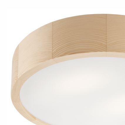 Plafonjera za kup. NATURAL 3xE27/15W/230V IP54 bor ø 37 cm - FSC sertifikovano