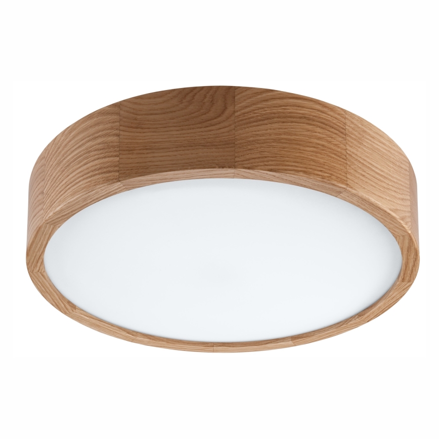 Plafonjera za kup. OAK 3xE27/15W/230V hrast ø 37 cm IP54 - FSC sertifikovano