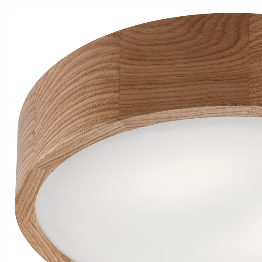 Plafonjera za kup. OAK 3xE27/15W/230V hrast ø 37 cm IP54 - FSC sertifikovano