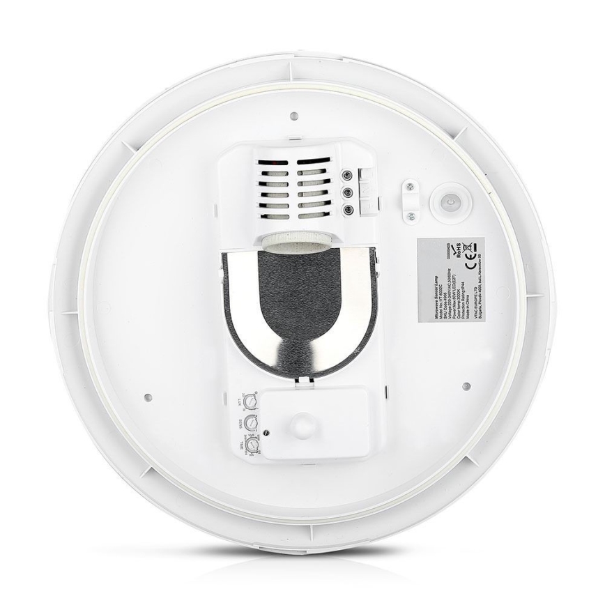 Plafonjera za kup. sa senz. 1xE27/60W/230V IP44 ø 29,6 cm
