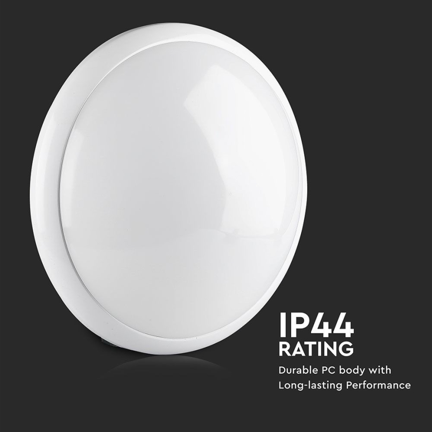 Plafonjera za kup. sa senz. 1xE27/60W/230V IP44 ø 29,6 cm