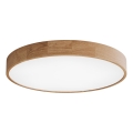 Plafonska lampa sa senzorom CLEO, 6 x E27, 24 W, 230 V, prečnik 80 cm, hrast