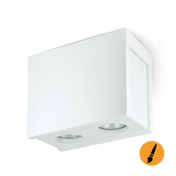 Plafonska reflektorska svetiljka PURO 2xGU10/25W/230V