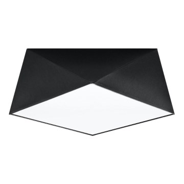 Plafonska svetiljka HEXA 2xE27/60W/230V crna