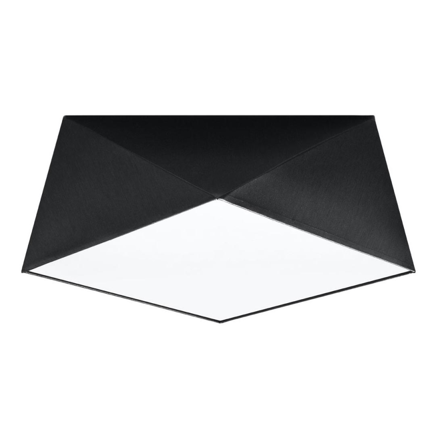 Plafonska svetiljka HEXA 2xE27/60W/230V crna
