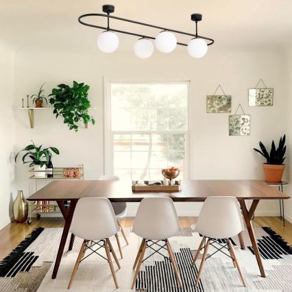 Plafonski luster ABAKUS 4xE27/40W/230V