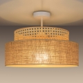 Plafonski luster BOHO 1xE27/60W/230V, prečnika 40 cm, od ratana