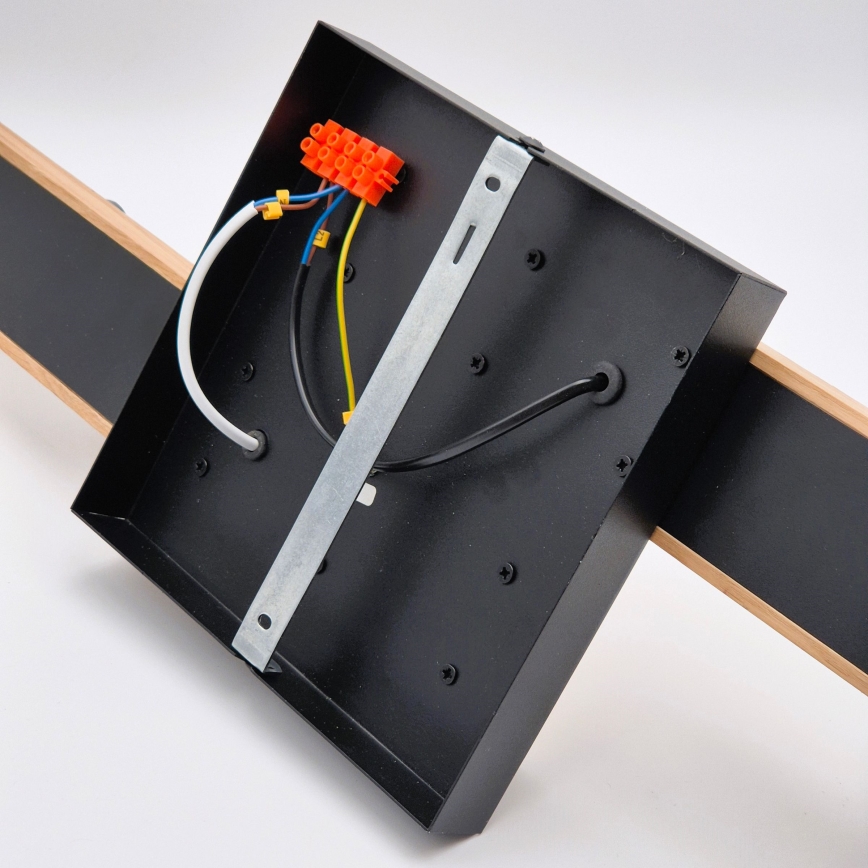 Plafonski luster CORTINA 4xG9/5W/230V crna/hrast