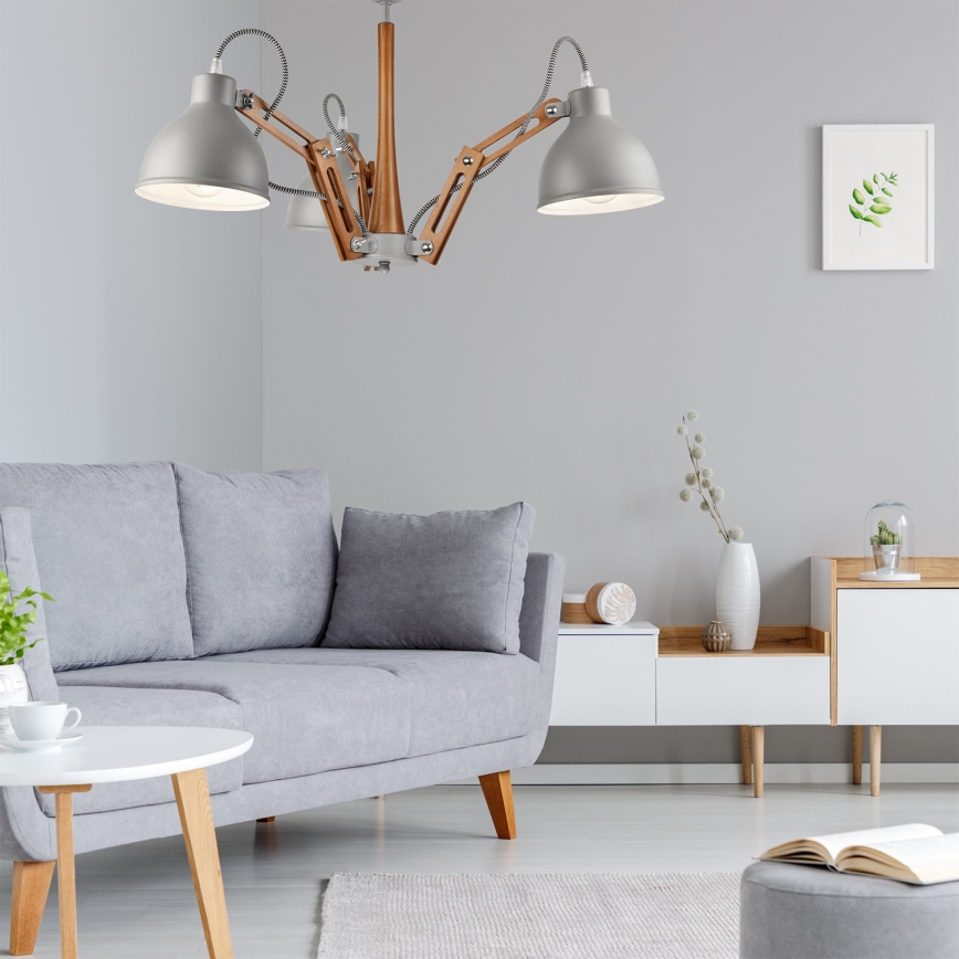 Plafonski luster MARCELLO 3xE27/60W/230V buk