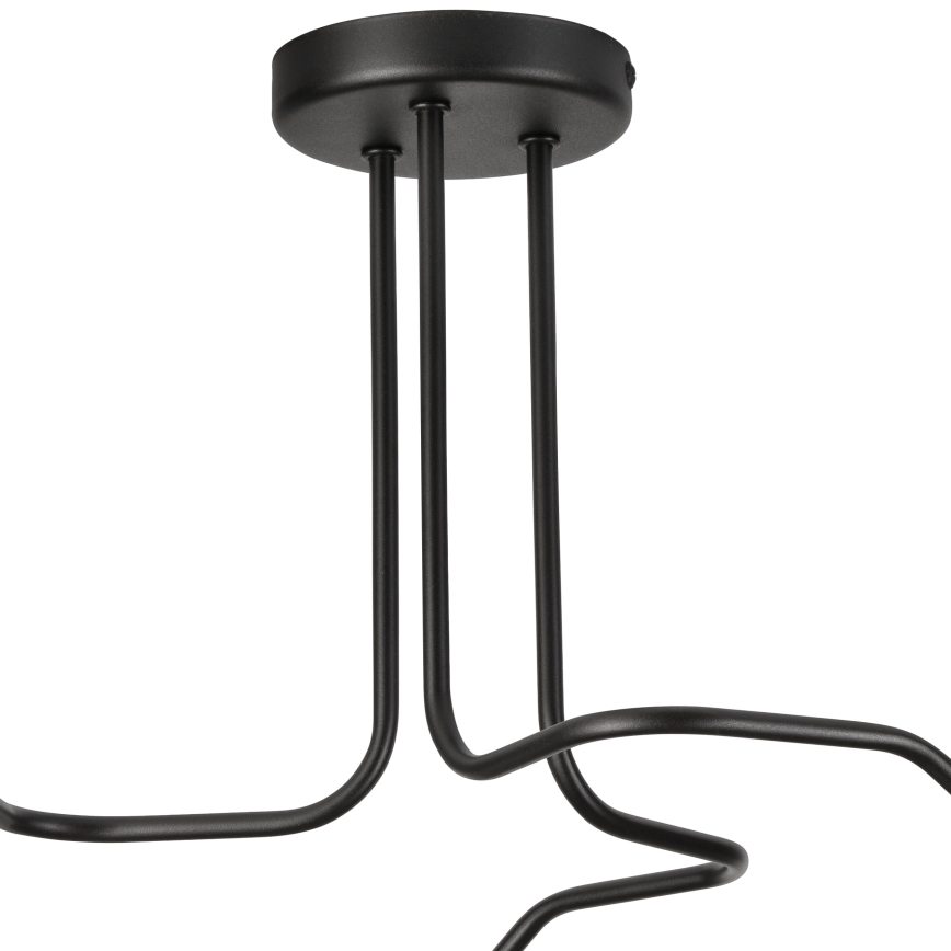 Plafonski luster MATYLDA 3xE27/60W/230V crna