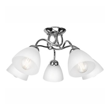 Plafonski luster MIRANDA 5xE27/60W/230V sjajni hrom