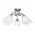 Plafonski luster MIRANDA 5xE27/60W/230V sjajni hrom