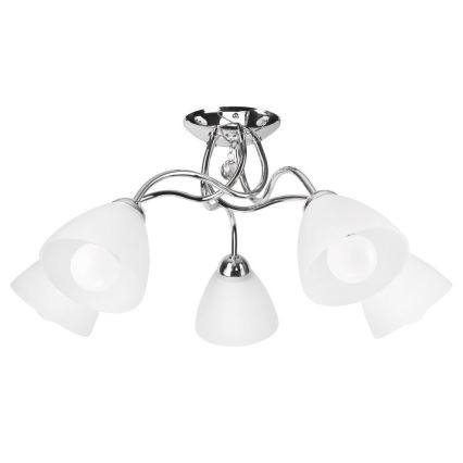 Plafonski luster MIRANDA 5xE27/60W/230V sjajni hrom