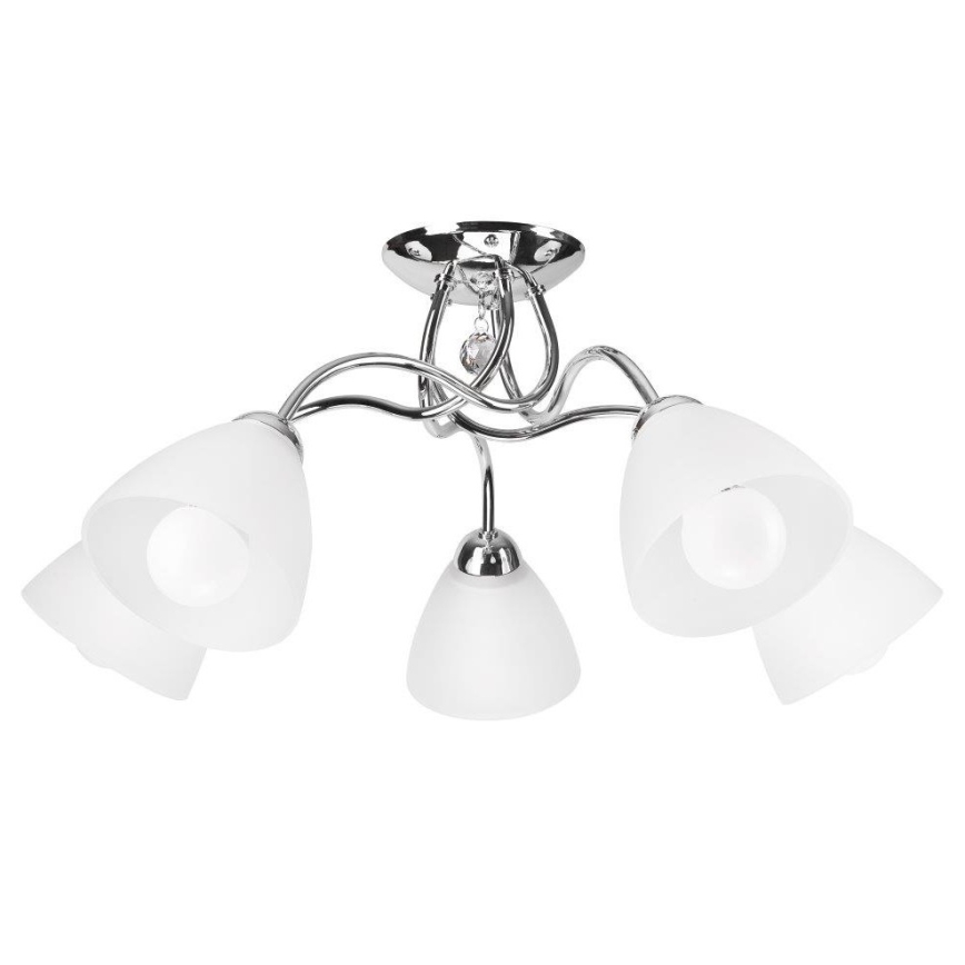 Plafonski luster MIRANDA 5xE27/60W/230V sjajni hrom