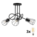 Plafonski luster OXFORD 3xE27/15W/230V