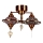 Plafonski luster YENI 1xE27/40W/230V bronza