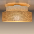 Plafonsko svetlo BOHO 1xE27/60W/230V, prečnik 40 cm, krem/bež