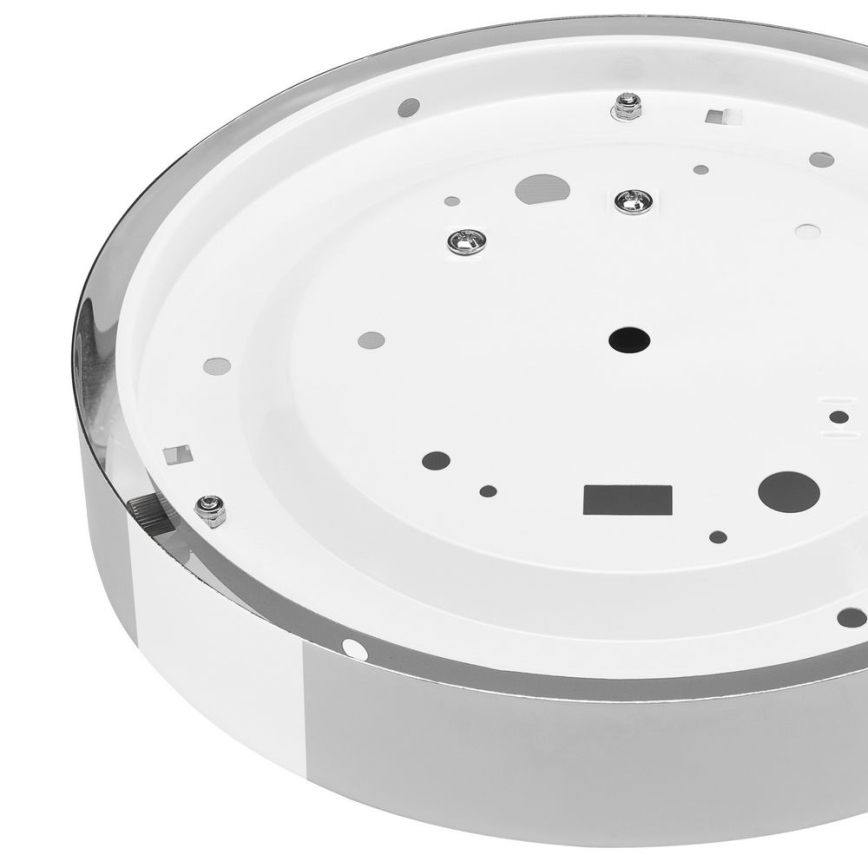 Plafonsko svetlo DANTE 1xE27/60W/230V prečnika 26 cm sjajni hrom