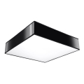 Plafonsko svetlo HORUS 45 3xE27/60W/230V crno