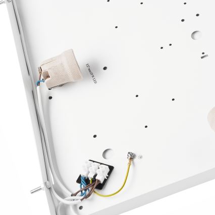 Plafonsko svetlo NATURAL SQUARE 4xE27/15W/230V 48x48 cm borovina/crna