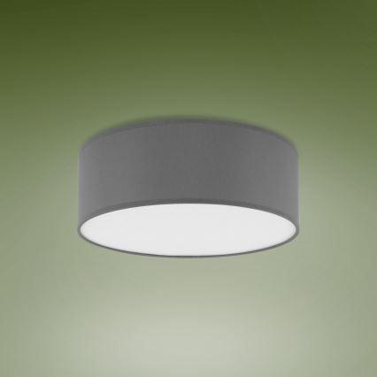 Plafonsko svetlo RONDO 4xE27/15W/230V prečnika 45 cm sivo