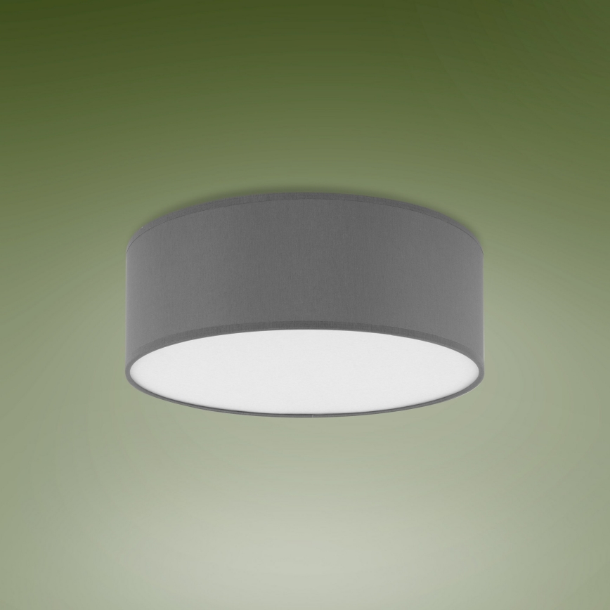 Plafonsko svetlo RONDO 4xE27/15W/230V prečnika 45 cm sivo
