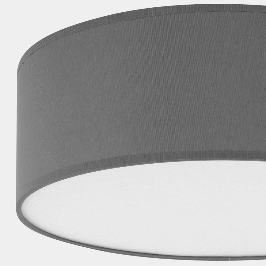 Plafonsko svetlo RONDO 4xE27/15W/230V prečnika 45 cm sivo