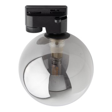 Plafonsko svetlo za 1-fazni šinski sistem TRACER 1xG9/8W/230V crni/boje dima crni